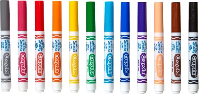 Crayola Broad Line Markers, Washable Markers - Image 7