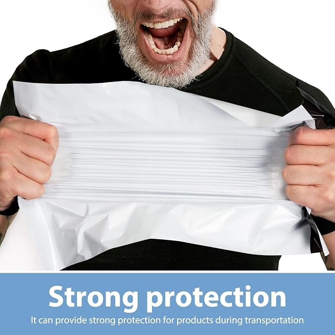 Metronic Poly Mailers 12x15.5 200 Pack White, Medium Size Shipping Bags - Image 7