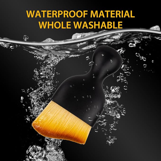 Amrules 2PCS Car Interior Detailing Brush, Auto Car Detailing Brush Dusting - Image 5