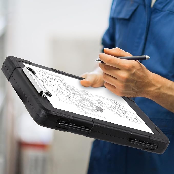 Sooez Toughest Clipboard with Storage, Internal Pen Pouch Included, Letter/ A4 - Image 7