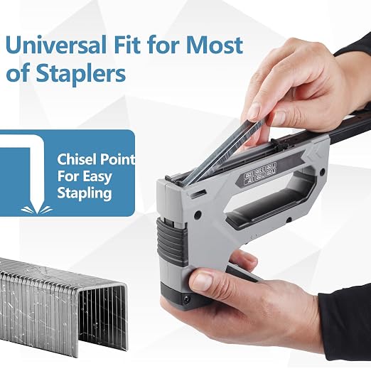 Heavy Duty T-50 Staples 5/16 inch Length 1462-Count, 3/8" Crown Beveled - Image 4