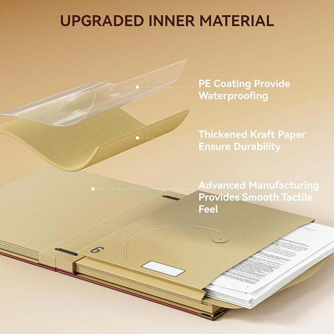 ABC life Important Document Organizer, Expanding File - Image 4