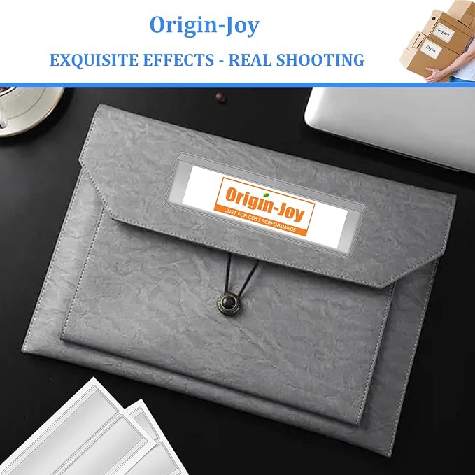 Origin-Joy 35 PCS Self Adhesive Index Card Pockets - Image 5