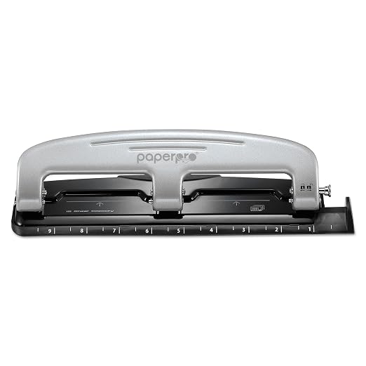Bostitch Office inPRESS 12 Reduced Effort Three-Hole Punch - Image 6