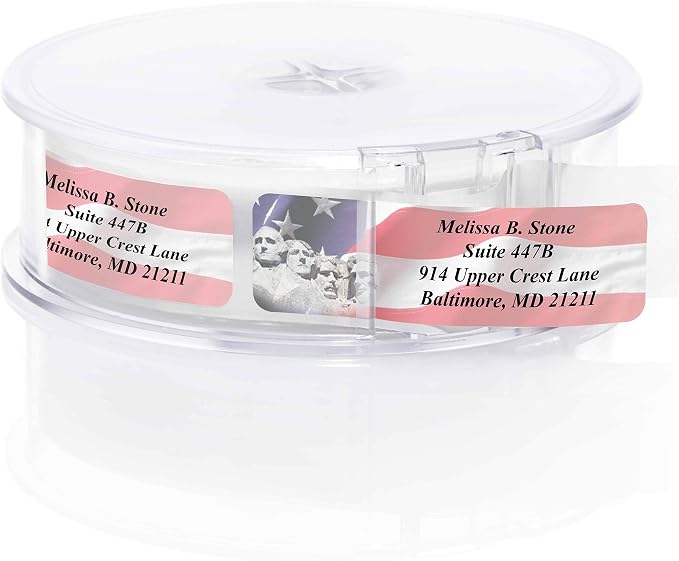 American Liberty Assorted Designer Rolled Address Labels - Image 2