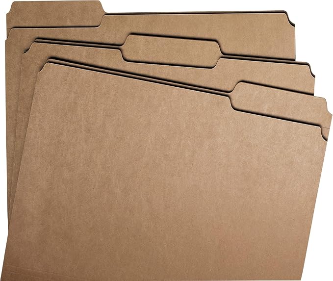 Smead Fastener File Folders, Reinforced 1/3-Cut Tabs, 1 Fastener, Letter Size - Image 2
