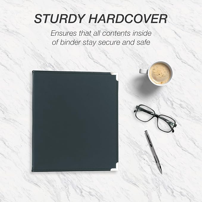 Samsill Classic Collection 3 Ring Leather Binder, Executive Presentation - Image 4
