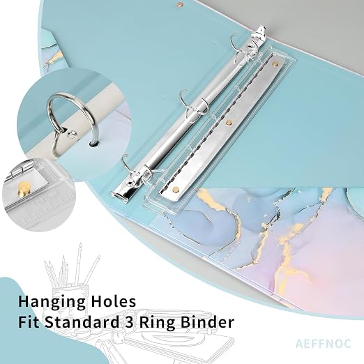 AEFFNOC 3 Hole Punch, Portable 3 Hole Puncher - Image 5