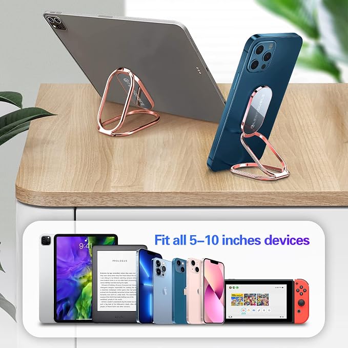 Adjustable Cell Phone Stand for Desk, Portable Phone Ring Holder Finger - Image 6