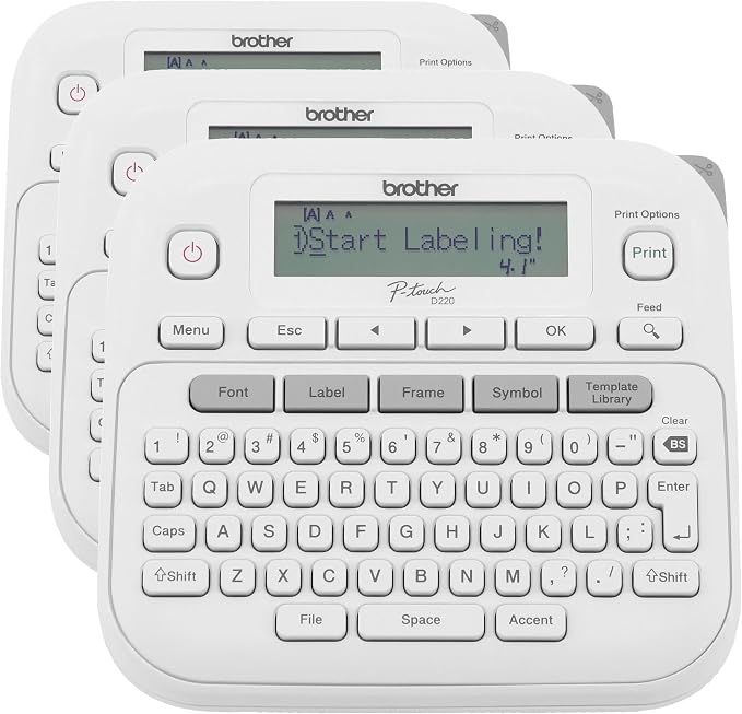 Brother P-Touch PTD220 Home/Office Everyday Label Maker | Prints TZe Label by Unknown