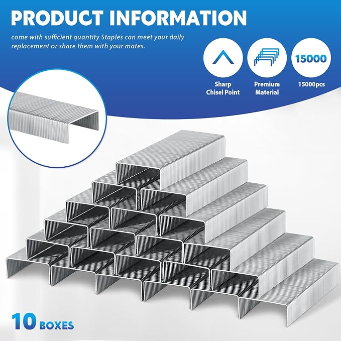 Sherr 10 Pack Mini Staplers Bulk - Image 3