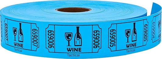 Tacticai 1000 Raffle Tickets, Single Roll, Ticket by Tacticai