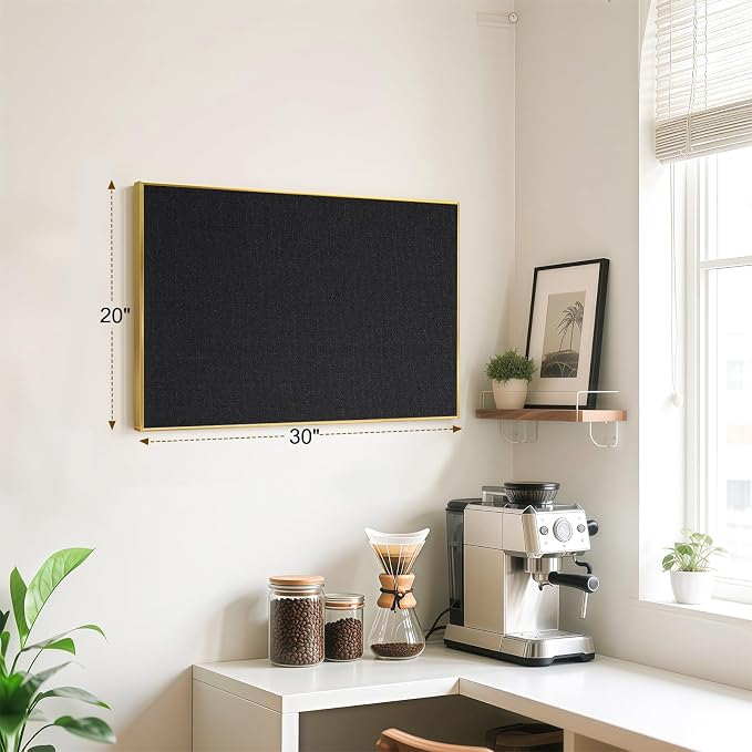 Fabric Bulletin Board, Upgraded Canvas Surface, Wall Mounted, - Image 2