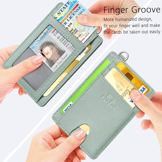 FurArt Slim Minimalist Wallet RFID Credit Card Holder - Image 3