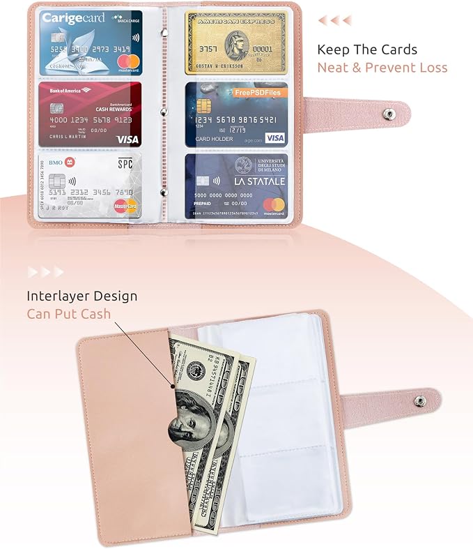 Credit Card Holder, Leather Business Card Organizer - Image 7
