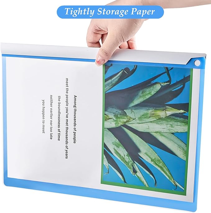 Clear Report Covers with Swing Clip, 10 Pack, 30 Sheet Capacity A4 Size File - Image 5