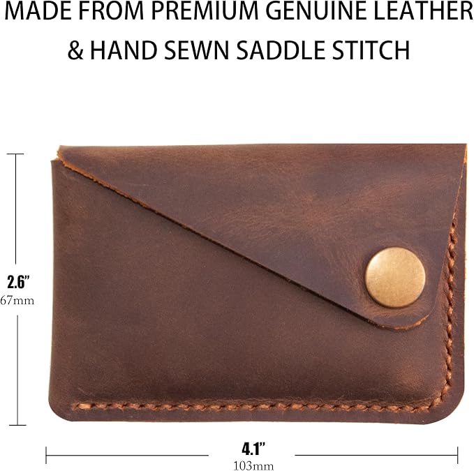 Leather Card Holder, Credit Card Wallet, Cardholder Wallet, Minimalist Wallet - Image 5