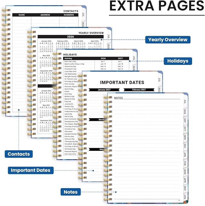 Planner 2026-2027, Monthly and Weekly Academic Planner July 2026 - Image 5