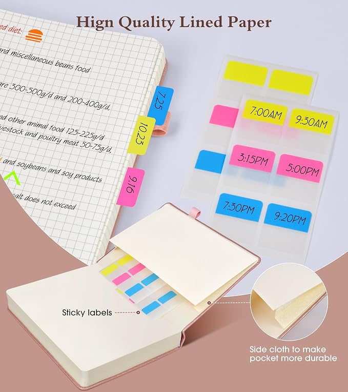 Graph Paper Notebook Journal, 360 Numbered Pages Grid Notebooks, Thick 100gsm - Image 5
