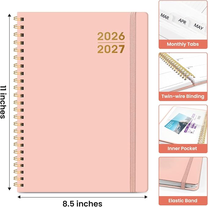 Planner 2026-2027 for Women & Men, Academic Monthly and Weekly Calendar Planner - Image 4