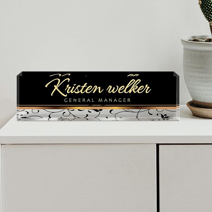 Desk Name Plate Personalized, Custom Name Plates - Image 7