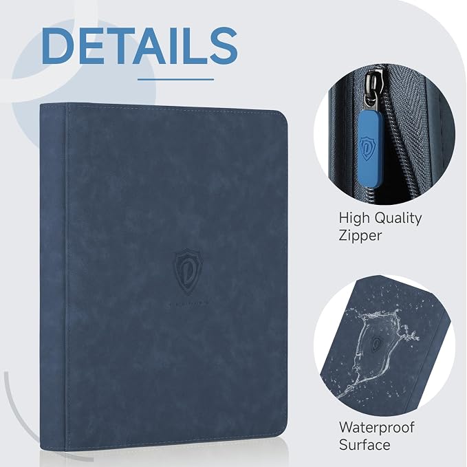 Card Binder with 1024 Cards, 16 Pocket Trading Card Binder Includes 32 Page - Image 2