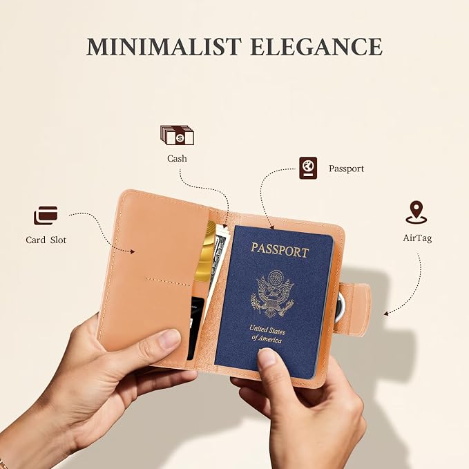 ALLIVE Genuine Leather Passport Holder, Rfid Passport Holder - Image 6