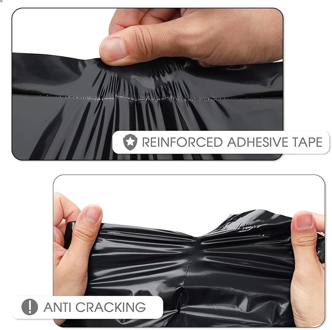 Metronic Poly Mailers 19x24 Inch 2000pcs Black, Large Shipping Bags - Image 3