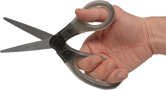 Westcott 8" Gel-Grip Multipurpose Scissors - Image 3