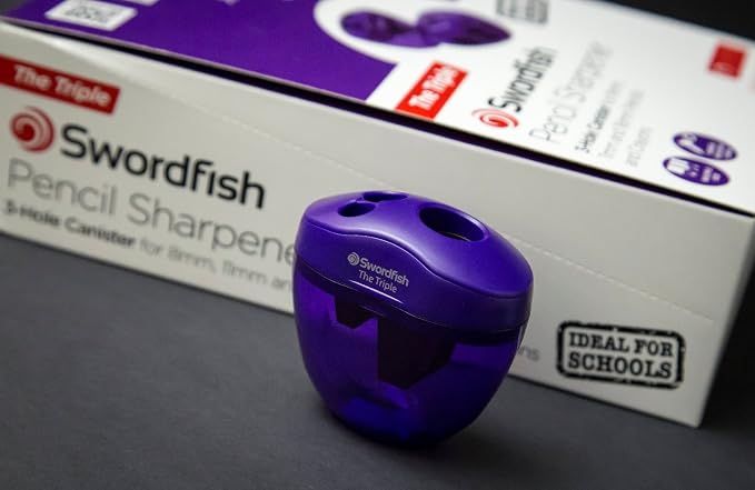 Swordfish 'The Triple' 3 Hole Canister Pencil Sharpener Ref: 40228 - Image 10