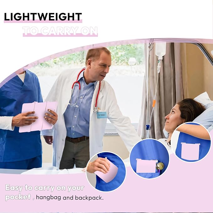 Nursing Clipboard Foldable Without Edition Cheat Charts, 3 Layers Aluminum - Image 5