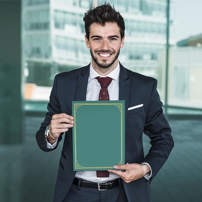 BELLE KR® Green Certificate Holders 8.5 x 11, Documents and Diplomas - Image 7