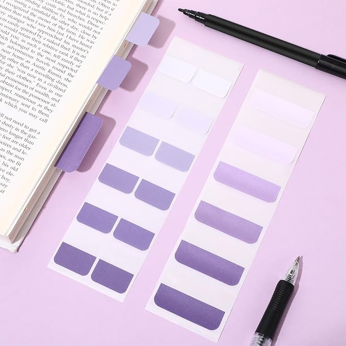 300 Pcs Sticky Index Book Tabs Bible Tabs Gradient Repositionable Page Tab - Image 7
