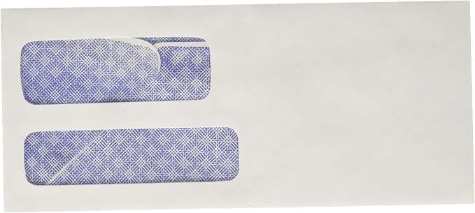 Amazon Basics #9 Double Window Security Gummed Business Envelopes - Image 2