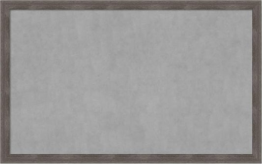 Amanti Art Grey Framed Magnetic Board 27x43 Large Vision Board by AmantiArt