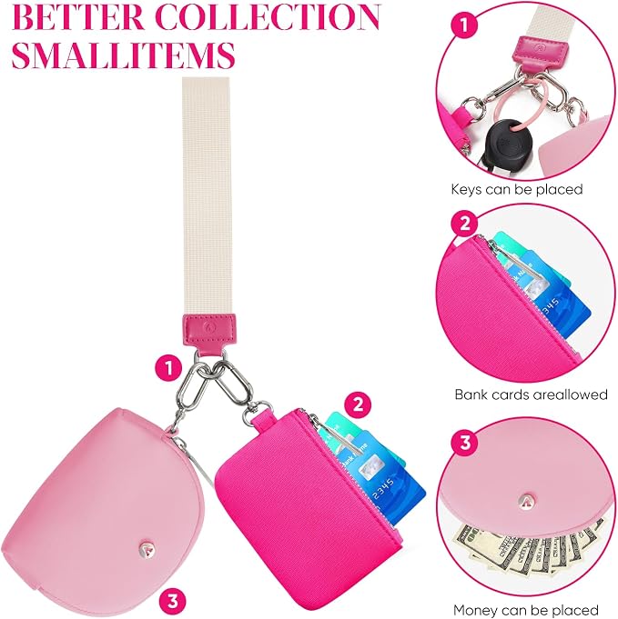 VUTUXA KeyChain Wallet Wristlet - Image 5