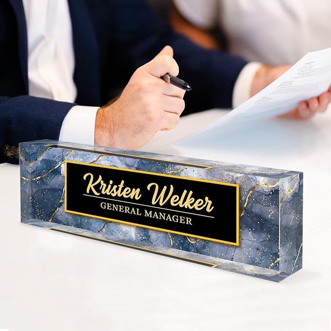 Desk Name Plate Personalized, Custom Name Plates - Image 2