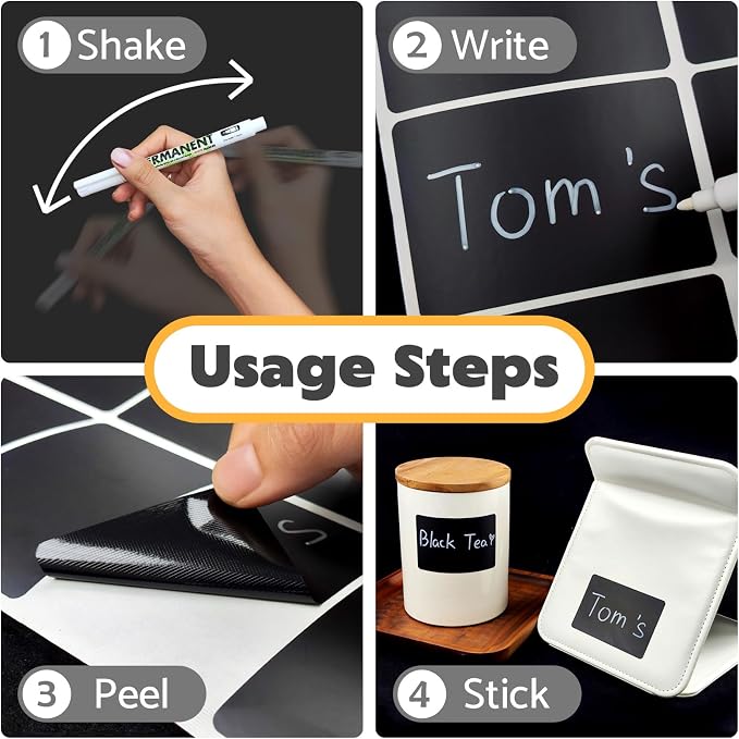 JIEHENG 180Pcs Chalkboard Labels - Image 2
