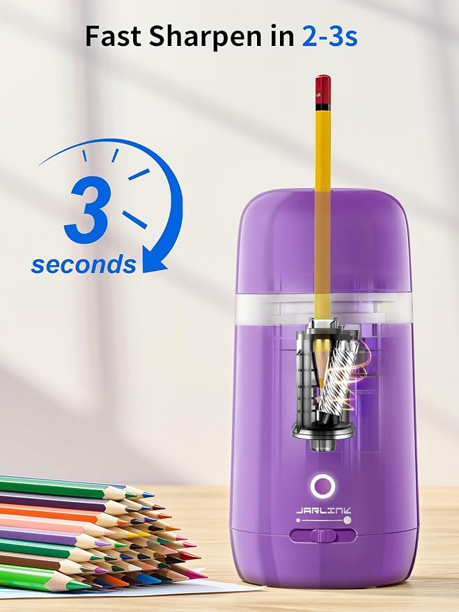 JARLINK Automatic Electric Pencil Sharpener - Image 7