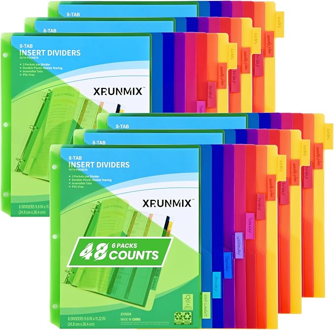 8-Tab Binder Dividers by XrunmixOffice