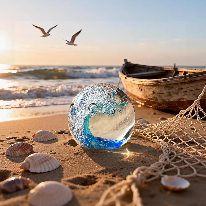 Ocean Wave Glass Ball - Image 6