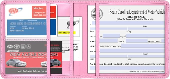 Wisdompro Small Car Registration and Insurance Documents Holder - Image 2