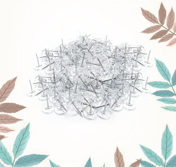Clear Plastic Push Pins and Tacks - Image 6
