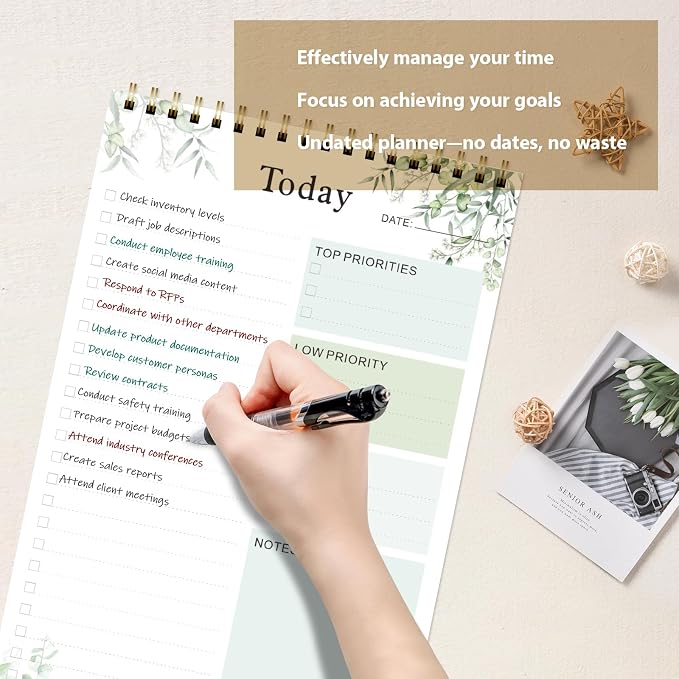 Weekly To Do List Notepad, Undated Planner - Image 7