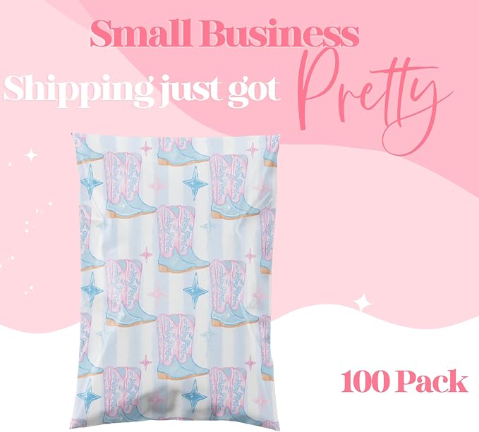 Pretty Package Store 10x13 Designer Poly Mailer 100 Pack Heavy Duty Waterproof - Image 6