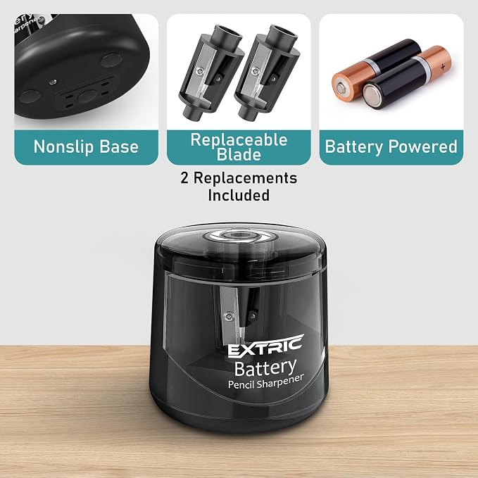 Battery Powered Electric Pencil Sharpener - Image 4