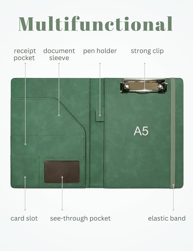 Mymazn Small Padfolio Clipboard Folder - Image 5