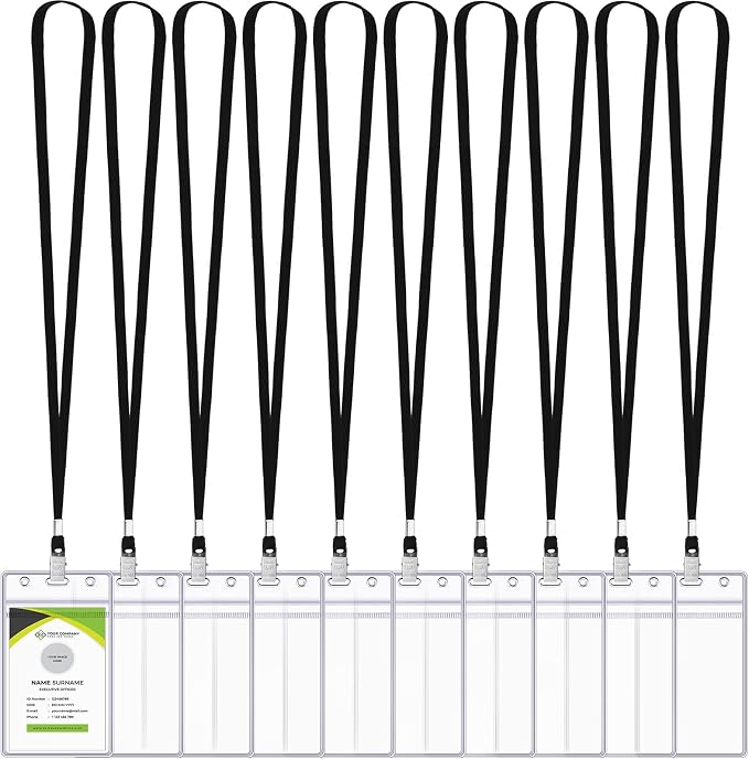 Marspark 20 Pcs ID Badge Holder by Marspark