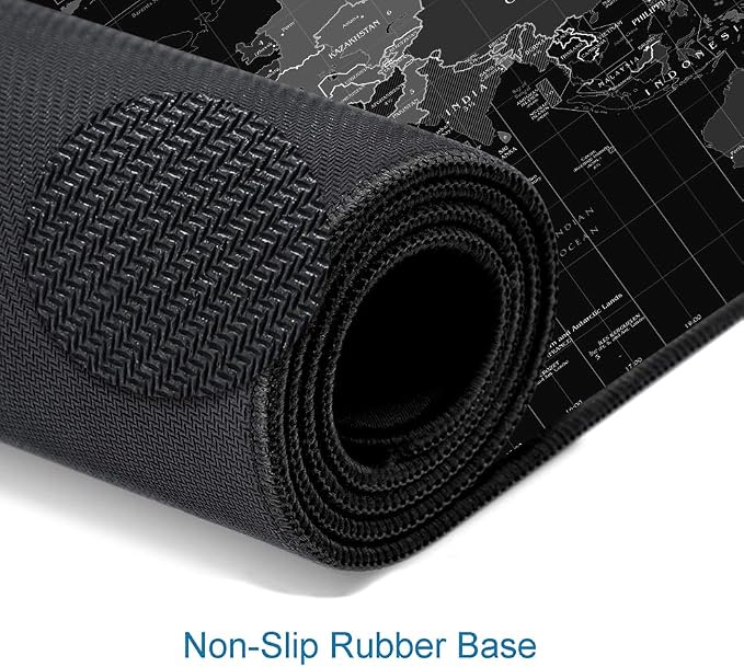 Large Gaming Mouse Pad with Stitched Edges, Desk Mat Extended Keyboard Pad - Image 4