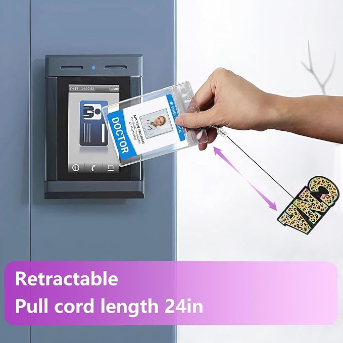Leopard CNA Badge Reel Retractable - Image 5